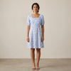 Liora Dress- Azure Vine