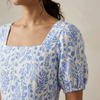 Liora Dress- Azure Vine