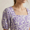 Liora Dress- Azure Vine