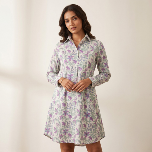 Cairo Dress- Floral Vine
