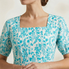 Liora Dress- Azure Vine