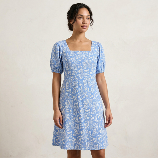 Liora Dress- Misty Bloom