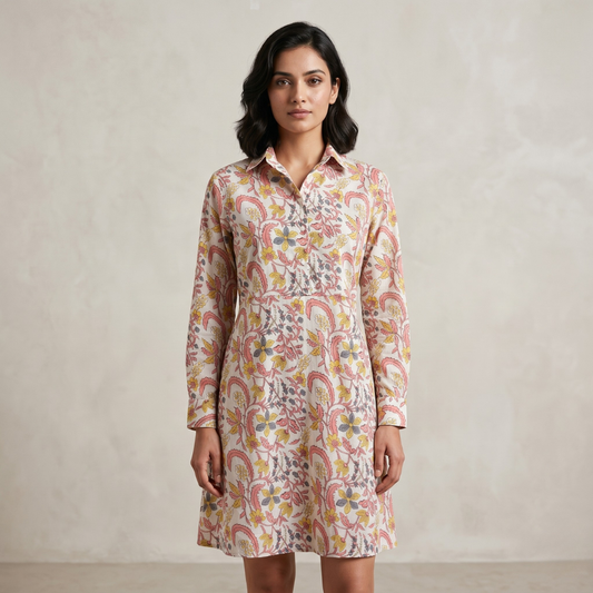 Cairo Dress- Floral Vine