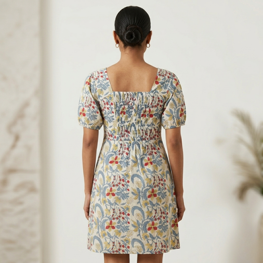 Liora Dress- Floral Vine