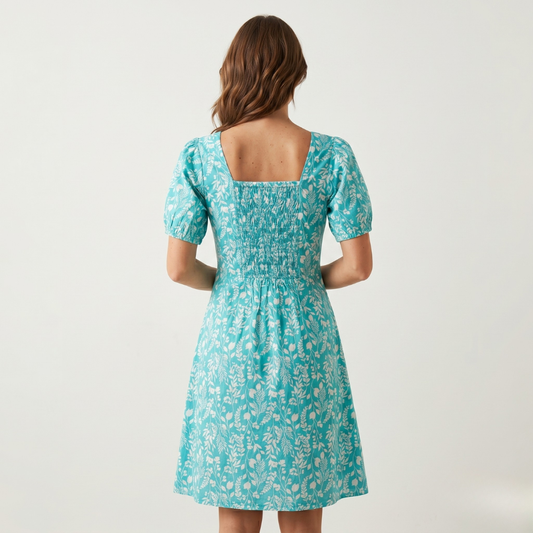 Liora Dress- Misty Bloom