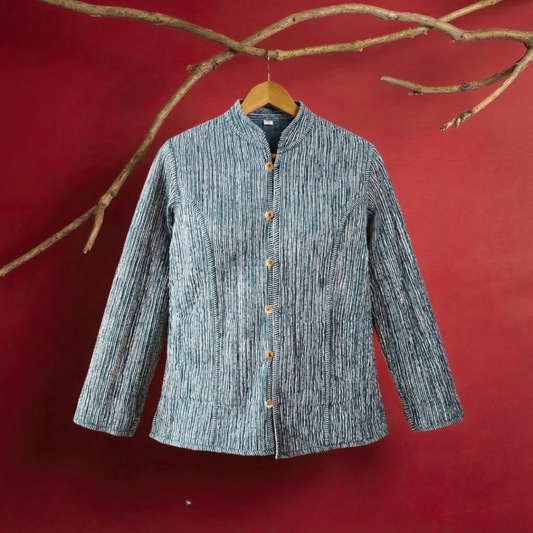 Indigo Dabu TwinSide Reversible Jacket