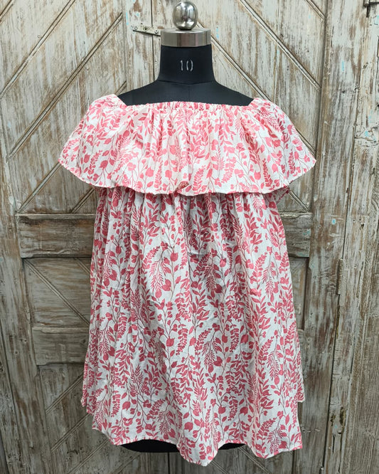 Solene Dress- Azure Vine