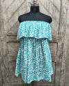 Solene Dress- Azure Vine