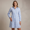 Cairo Dress- Azure Vine