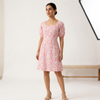 Liora Dress- Azure Vine