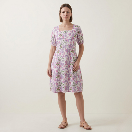 Liora Dress- Floral Vine