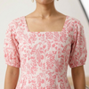 Liora Dress- Azure Vine