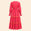 Red Dot Bloom Dress