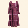 Brown Dot Bloom Dress
