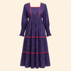 Navy Dot Bloom Dress