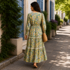 Wavy Dress- Kalamkari Yellow