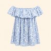 Solene Dress- Azure Vine