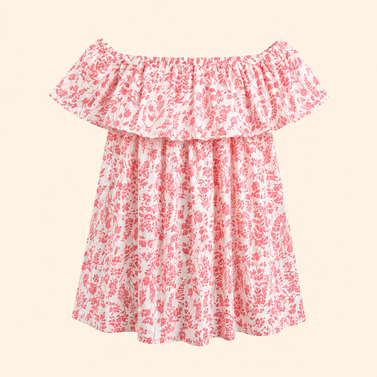 Solene Dress- Azure Vine