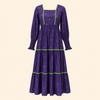 Violet Dot Bloom Dress