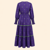 Violet Dot Bloom Dress