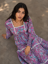 Wavy Dress- Kalamkari Pink