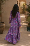 Wavy Dress- Kalamkari Pink