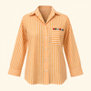 Orange Flower Heart Shirt