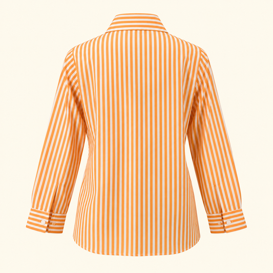 Orange Flower Heart Shirt