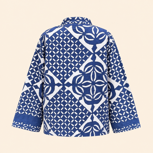 Indigo Applique Tunic