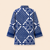 Indigo Applique Kimono Jacket
