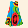Blue Circle Sundress