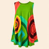 Green Circle Sundress