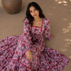 Wavy Dress- Meadow Pink