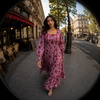 Wavy Dress- Meadow Pink