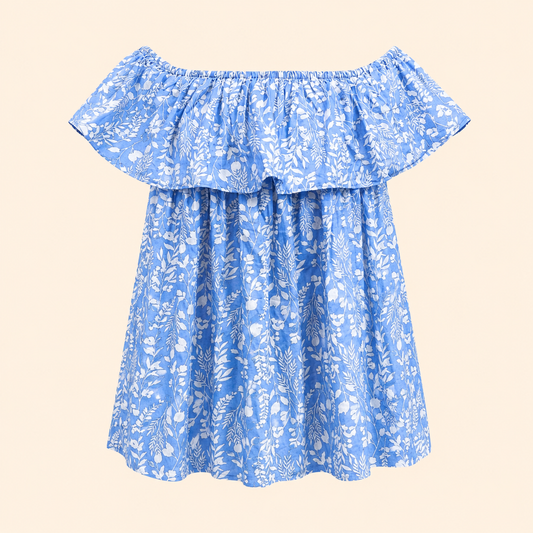 Solene Dress- Misty Bloom
