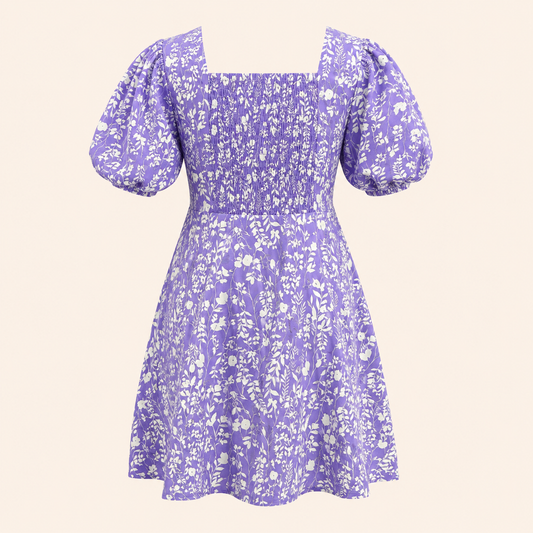 Liora Dress- Misty Bloom