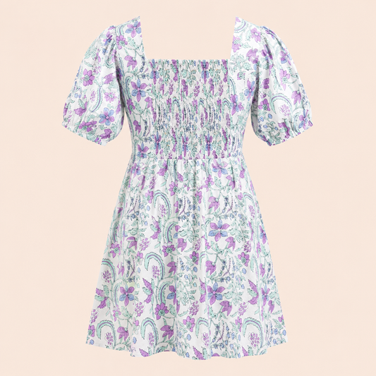 Liora Dress- Floral Vine