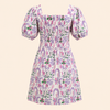 Liora Dress- Floral Vine