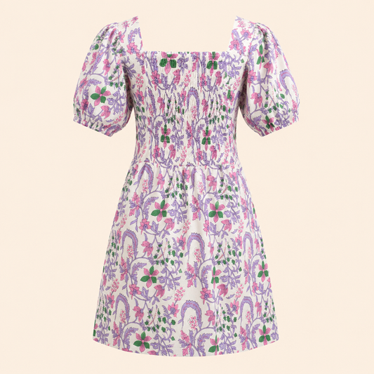 Liora Dress- Floral Vine