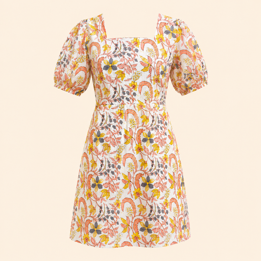 Liora Dress- Floral Vine