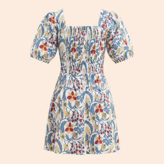 Liora Dress- Floral Vine