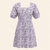 Liora Dress- Azure Vine
