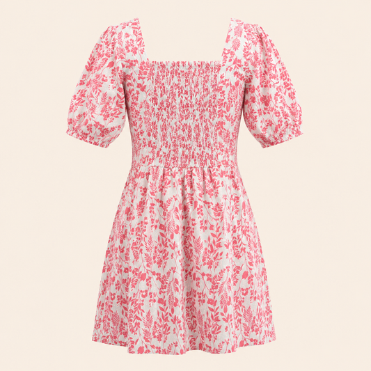 Liora Dress- Azure Vine
