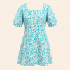 Liora Dress- Azure Vine