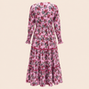Wavy Dress- Meadow Pink