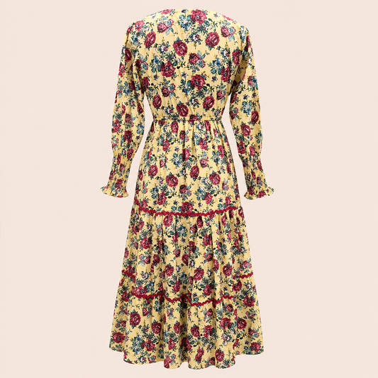 Wavy Dress- Meadow Yellow