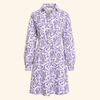 Cairo Dress- Azure Vine