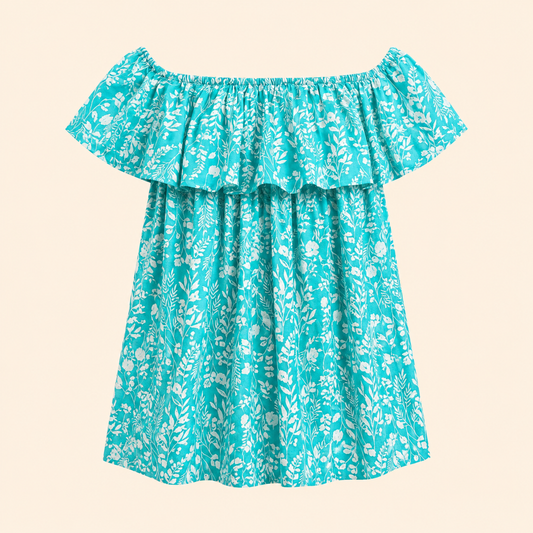Solene Dress- Misty Bloom