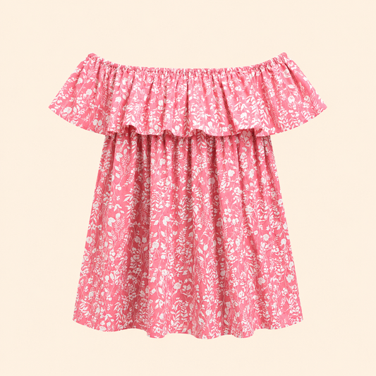 Solene Dress- Misty Bloom