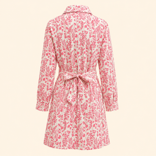 Cairo Dress- Azure Vine